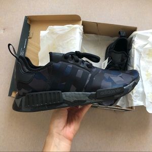 adidas | Shoes | Adidas Nmd R Core Black Grey Six Carbon Camo | Poshmark